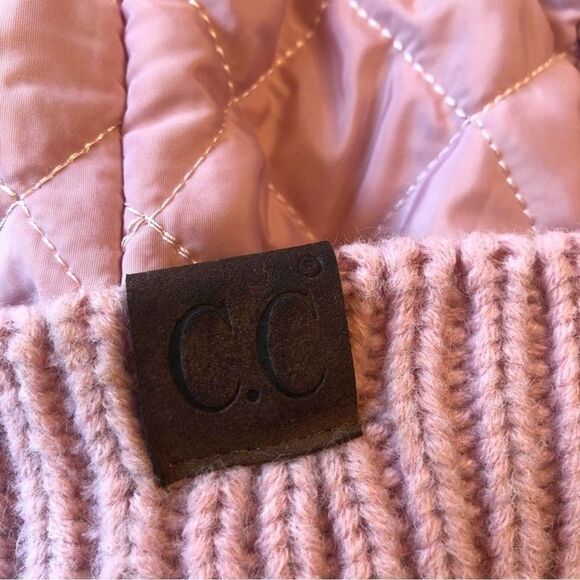 C.C Hat pink. Inside is soft plush. Only tried on. Like new. No tags - Picture 5 of 8